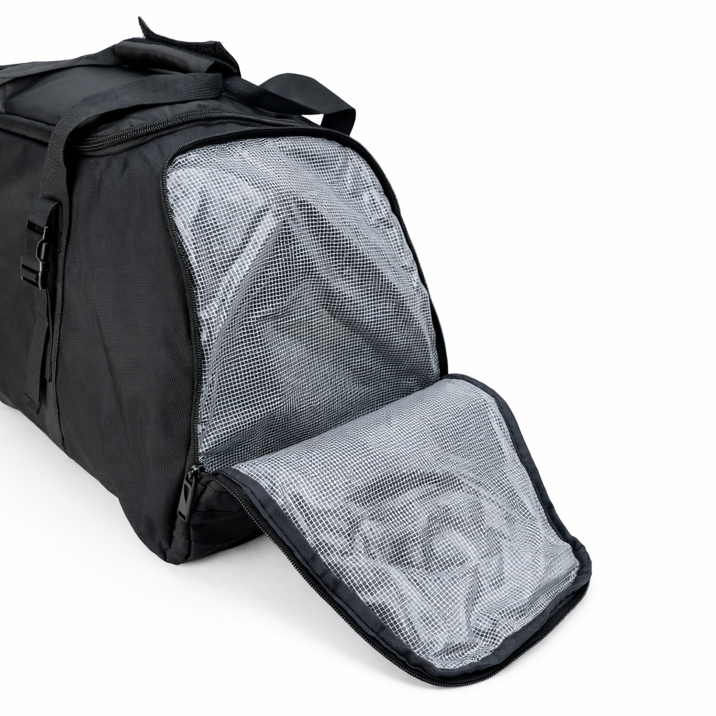 Rova Co Duffle Backpack - Black/Black