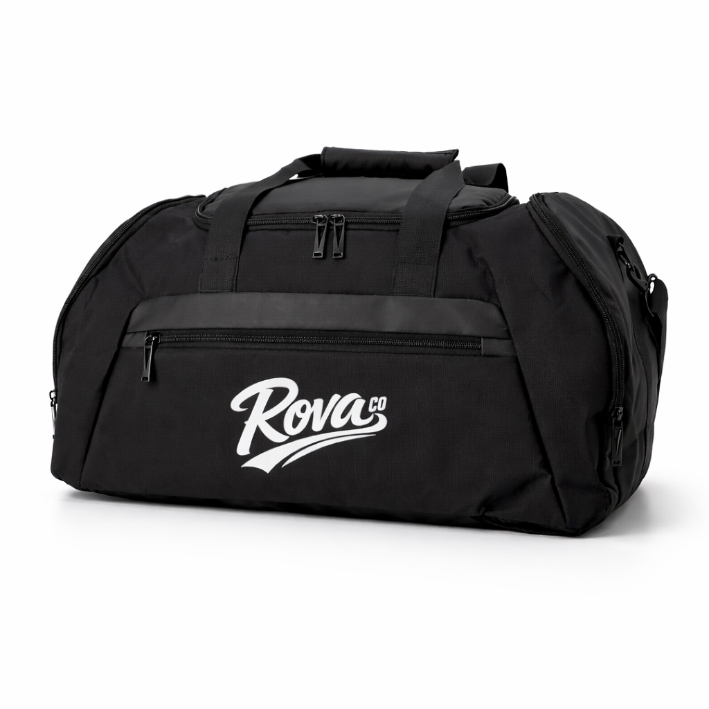 Rova Co Duffle Backpack - Black/Black