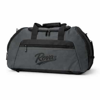 Rova Co Duffle Backpack - Slate/Olive