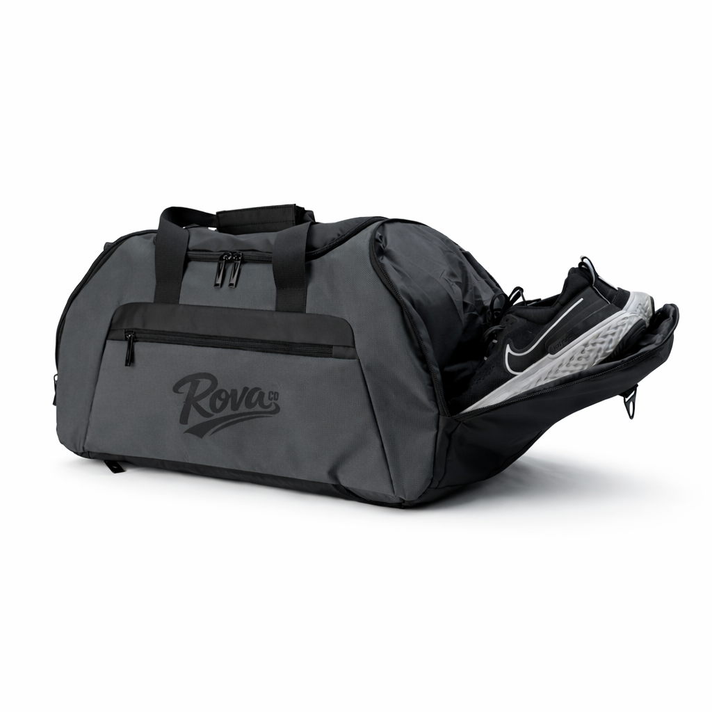 Rova Co Duffle Backpack - Slate/Olive